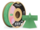 Mattgrön