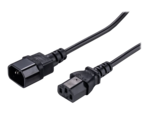 Strömkabel - power IEC 60320 C13 till IEC 60320 C14