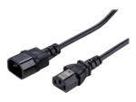 Strömkabel - power IEC 60320 C13 till IEC 60320 C14