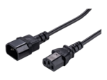 Strömkabel - power IEC 60320 C13 till IEC 60320 C14