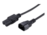 Strömkabel - IEC 60320 C14 till IEC 60320 C15