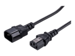 Strömkabel - power IEC 60320 C13 till IEC 60320 C14
