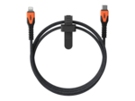 UAG Rugged Charging Cable USB-C to Lightning 5ft- Black/Orange