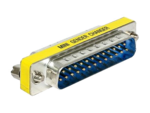 Adapter Sub-D 25 pin male > female port saver