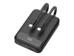 Power bank - with 2 built-in USB-C cables