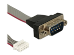 Cable serial pin header female > 1 x DB9 male 2 mm pitch layout: twisted