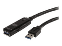 StarTech.com 5 m aktiv USB 3.0-förlängningskabel