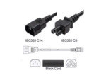 Strömkabel - IEC 60320 C14 till IEC 60320 C5