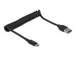USB 3.1 Gen 2 Coiled Cable Type-A male to Type-C male